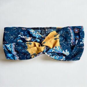 Shein Boho Bandeau Crop Top M Paisley Print Tube Top Summer Festival Vacay